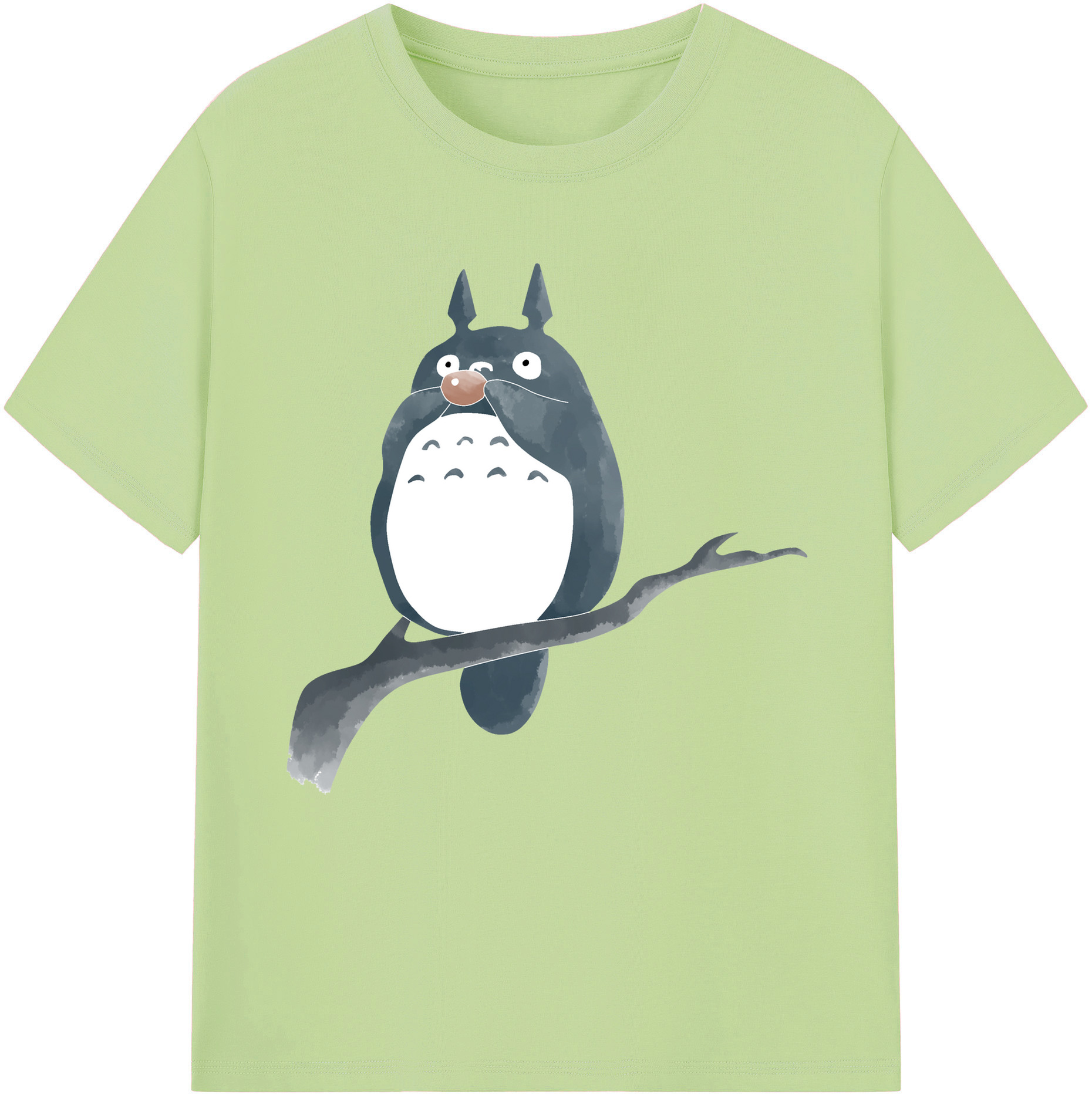 （画像用） となりのトトロ 草壁メイ 草壁サツキ My Neighbor Totoro Satsuki Kusakabe Mei Kusakabe 綿100％半袖Tシャツ（フロントプリント）